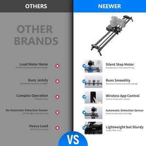 120cm Uzaktan Kumandalı & Motorlu Slider (APP) - Thumbnail