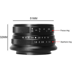 7Artisans 25mm F1.8 Lens (FujiFilm X) - Thumbnail