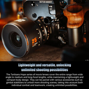 7Artisans 25mm T2.1 Hope S35 Cine Lens (FujiFilm X) - Thumbnail