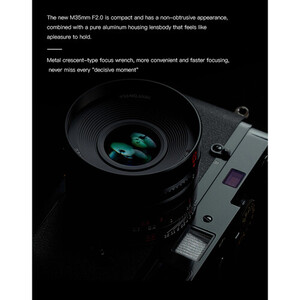 7Artisans 35mm F2.0 Mark II Lens (Leica M) - Thumbnail