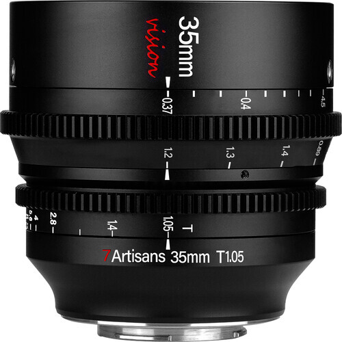 7Artisans 35mm T1.05 Vision Cine Lens (Canon RF-S)