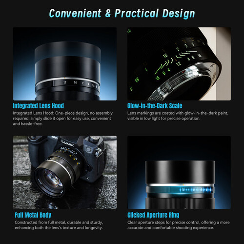 7Artisans 50mm F1.2 APS-C Lens (Sony E Mount)