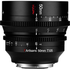 7Artisans 50mm T1.05 Vision Cine Lens (Sony E) - Thumbnail