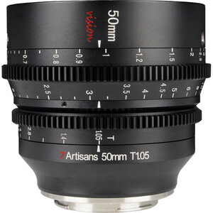 7Artisans 50mm T1.05 Vision Cine Lens (Sony E) - Thumbnail