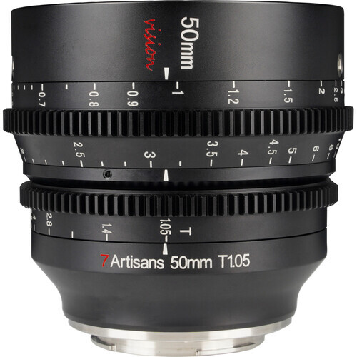 7Artisans 50mm T1.05 Vision Cine Lens (Sony E)
