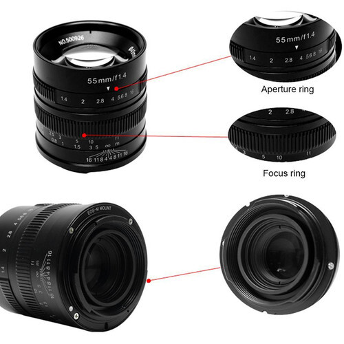 7Artisans 55mm F1.4 Lens (FujiFilm X)