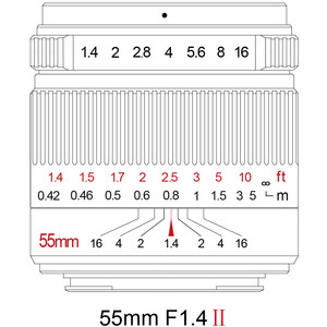 7Artisans 55mm F1.4 Mark II Lens (Nikon Z) - Thumbnail