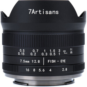 7Artisans 7.5mm F2.8 Mark II Lens (FujiFilm X) - Thumbnail