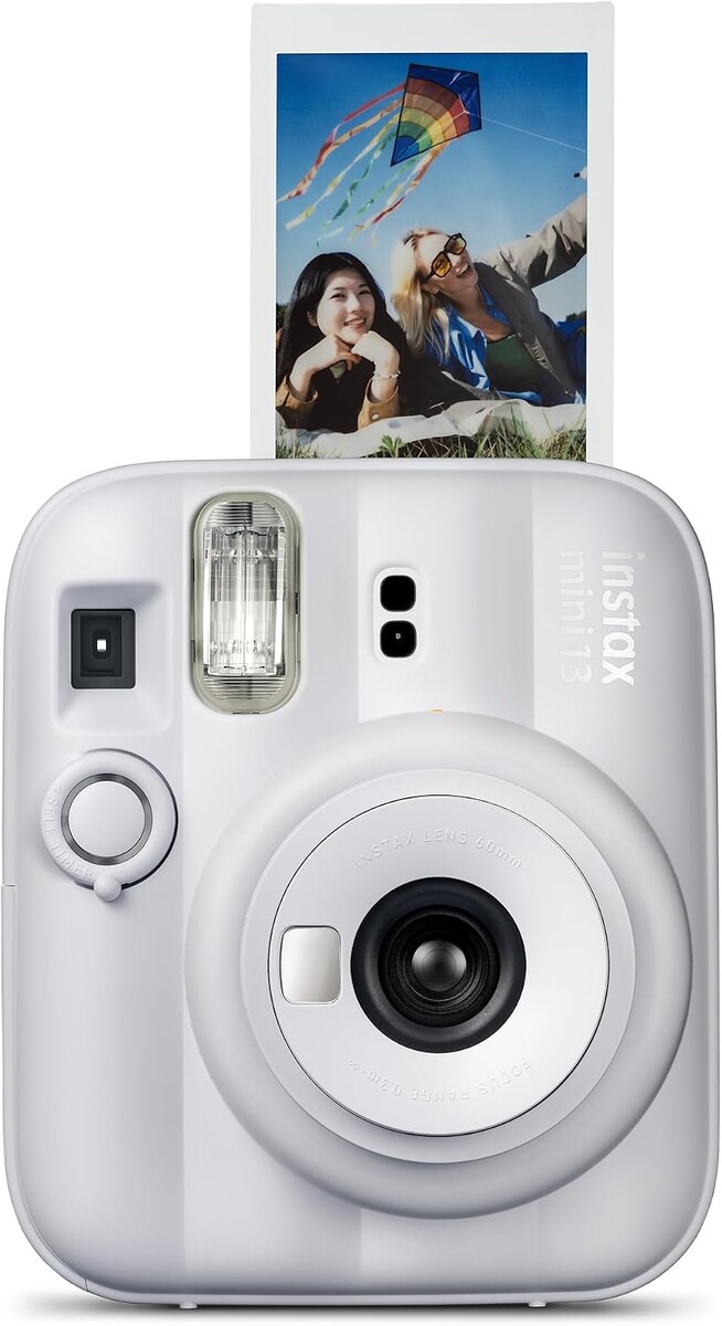 Fujifilm Instax Mini 13 Clay White anında baskı fotoğraf makinesi