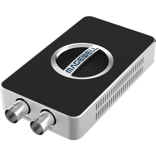 Magewell USB Capture SDI 4K Plus - önden görünüm ve SDI bağlantıları