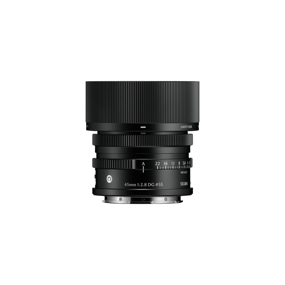 Sigma 45mm F2.8 DG Contemporary Lens (L Mount, Black) - ön görünüm