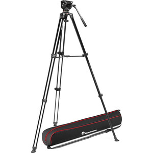 Manfrotto MVK500XAM 500X Video Tripod Kiti - tam açık ayak ve dolgulu taşıma çantası