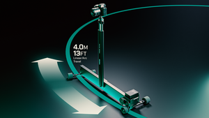 Trexo Hulka LT Cinema Slider Dolly Bundle - Dolly Tower kolonu ile zeminde doğrusal hareket