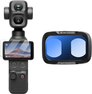 DJI Osmo Pocket 4P İçin Işık Kirliliği Önleyici Filtre (Anti-Light Pollution) (Plastik) ürün görseli 1