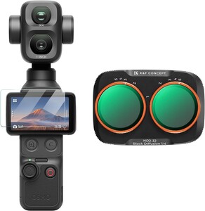 DJI Osmo Pocket 4P İçin Mist VND Filtre (ND2-32 & Black Mist 1/4) ürün görseli 1