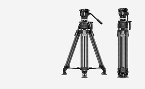 Leofoto LVF-163C+FH-10 video tripod kiti - ürün görünümü 2