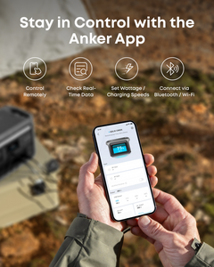 Anker SOLIX C800X - taşınabilir gövde ve depolama alanı