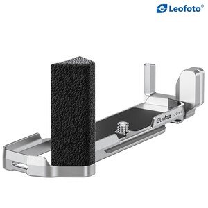 Leofoto LPO-OM-3 Silver L Plate Grip - yan görünüm