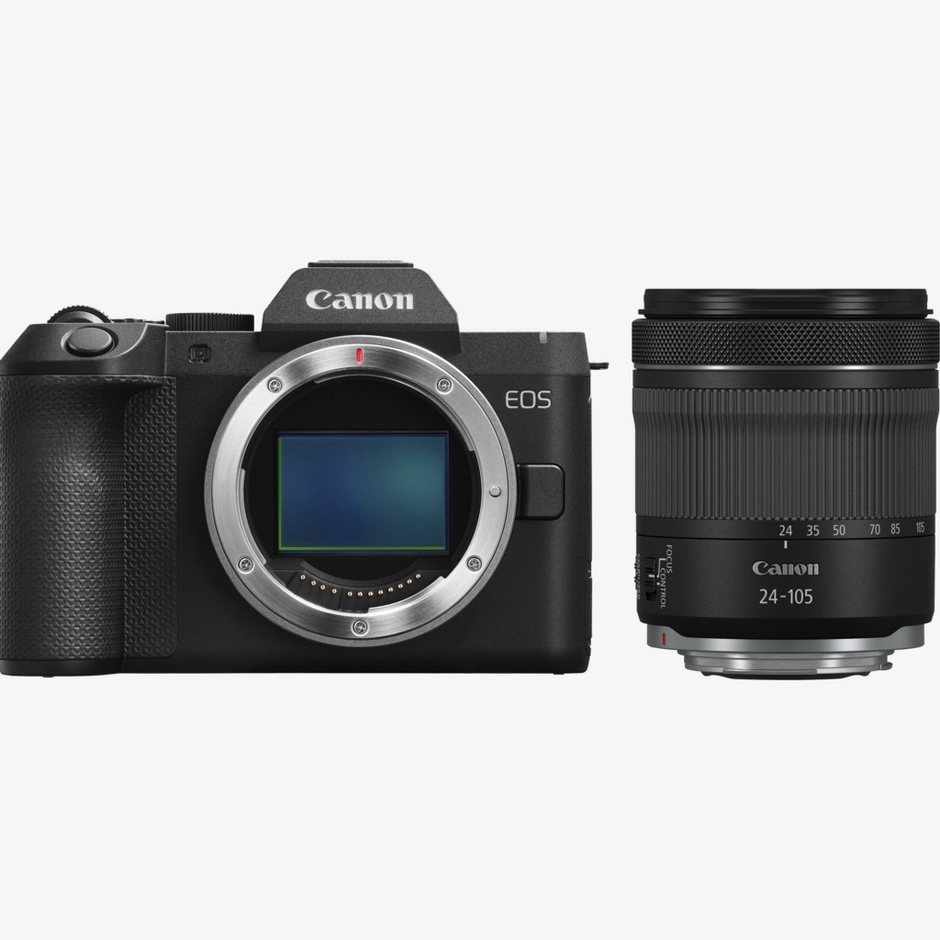 Canon EOS R8 Mark II RF 24-105mm F4-7.1 IS STM Lens Kiti Aynasız Fotoğraf Makinesi - gövde ve RF 24-105mm lens