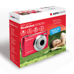 AgfaPhoto Realishot DC8200 Dijital Kamera (Kırmızı) - Thumbnail