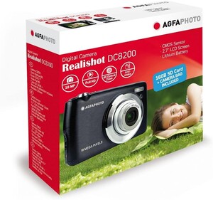 AgfaPhoto Realishot DC8200 Dijital Kamera (Siyah) - Thumbnail