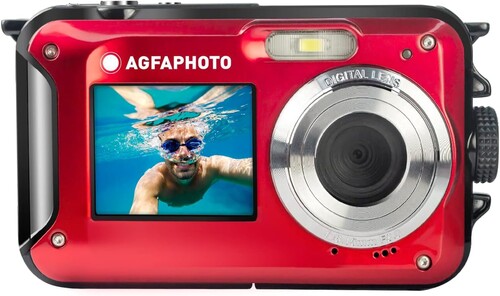 AgfaPhoto Realishot WP8000 Su Altı Fotoğraf Makinesi (Kırmızı)