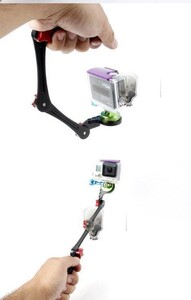 Sanger - Aksiyon Kamera Katlanabilir Stabilizer Monopod (1)