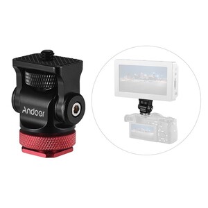 Andoer 180 Derece Döner Mini Top Kafa D6447R - Thumbnail