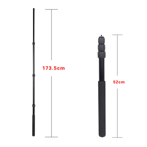 Andoer 50-126cm Hafif Uzatılabilir Monopod D3515