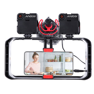 Andoer - Andoer Akıllı Telefon Video Teçhizatı Kiti D9150