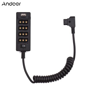 Andoer - Andoer D-Tap B Tipi Soket D-tap Erkek-8 Portlu Güç Kaplosu D9817 (1)