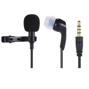 Andoer - Andoer EY-511B Çok Yönlü Kondansatör Kulaklıklı Yaka Mikrofonu D4694B (1)