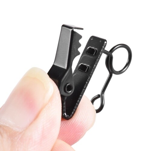 Andoer EY-J06A (Tekli) 6mm Kablolu Yaka Mikrofonu Klipsi D5165-1
