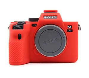 Andoer - Andoer (Sony A7IV A7 IV) İçin Koruyucu Silikon Kılıf (Kırmızı)