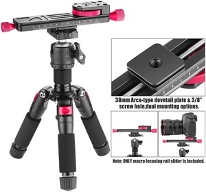 Andoer - Andoer W-160 Makro Fotoğraf Tripod Başlığı (1)