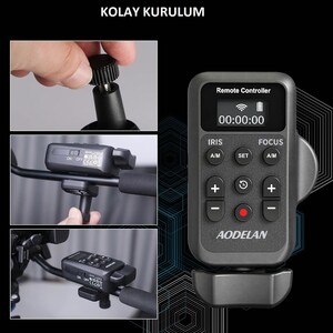 OEM - AODELAN ZC-3 Kablosuz Uzaktan Kumanda Sony ve Canon Kameralar için (1)