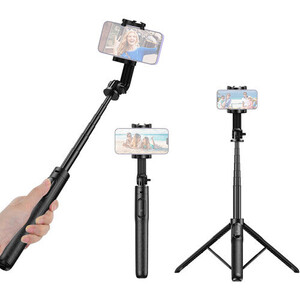 Apexel - Apexel APL-D10 Çok Fonksiyonlu Selfie Çubuğu ve Tripod 1,5 m