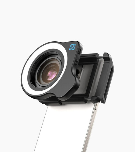 Apexel ZoomMacro 10-20X Zoom Makro Lens ve Halka Işık Seti