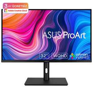 Asus - ASUS ProArt Display PA328CGV Profesyonel Monitör - 32 inç, IPS, WQHD (2560 x 1440), 165 Hz, %95 DCI-P3, %100 sRGB/Rec. 709