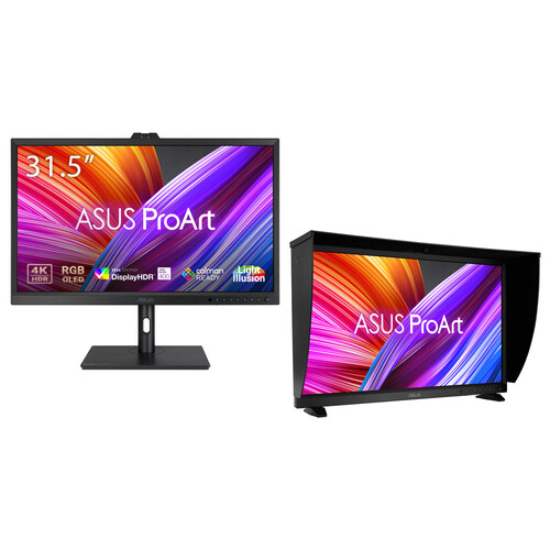 ASUS PROART PA32DC 32 OLED 4K 3840x2160 0.1MS DP HDMI USB-C USB VESA 99% DCI-P3, OTOMATİK KALİBRASYON, HDR-10, HLG Monitör