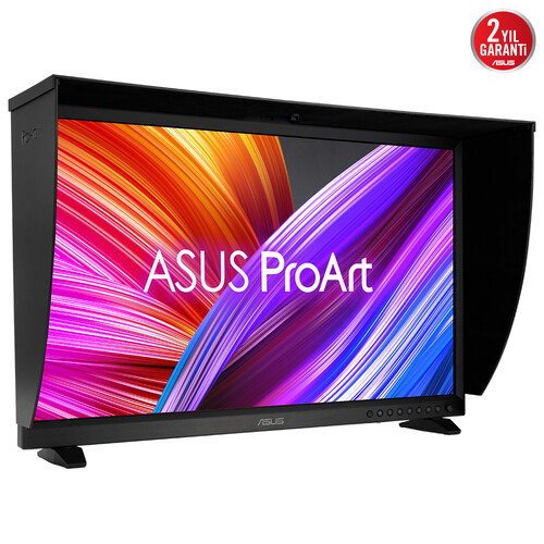 ASUS PROART PA32DC 32 OLED 4K 3840x2160 0.1MS DP HDMI USB-C USB VESA 99% DCI-P3, OTOMATİK KALİBRASYON, HDR-10, HLG Monitör