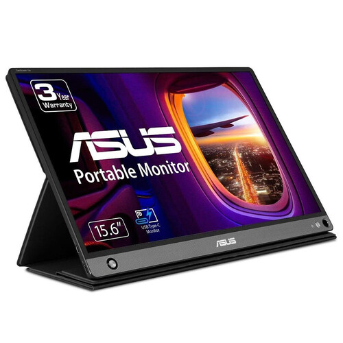 ASUS ZENSCREEN MB16AHP 15,6 IPS 1920x1080 5MS Micro-HDMI USB-C DAHILI BATARYA, USB-C TO A ADAPTOR, EYECARE Taşınabilir USB Monitör