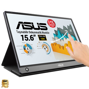 Asus - ASUS ZENSCREEN MB16AMT 15,6 TASINABILIR USB MONITOR IPS 1920x1080 5MS USB Type-C (1)