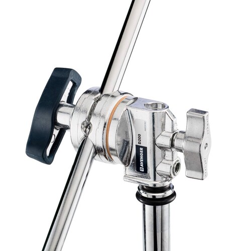 Avenger Grip Head 2.5in Silver w/16mm/ 5/8in Receiver,T-Knob D200