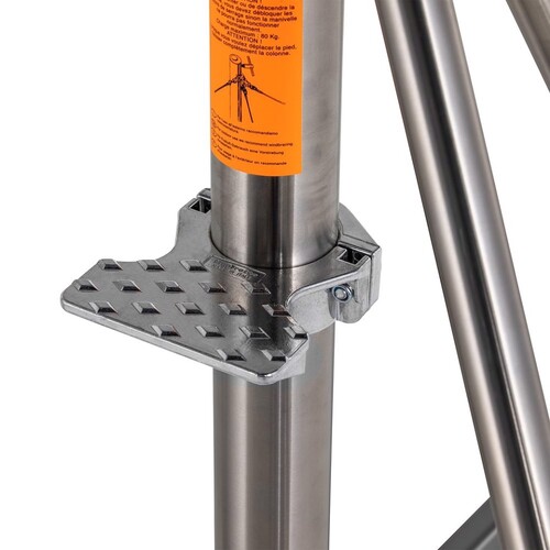 Avenger Super Wind Up Stand Stainless Stl 2.9m/9.5'Low Base B6029X