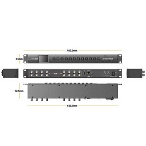 AVMatrix MSS0811 8x8 SDI Matrix Switcher - Thumbnail