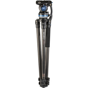 Benro C-373FBS8PRO Carbon Fiber Hidrolik Profesyonel Video Tripod Kit - Thumbnail