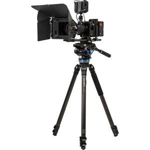 Benro C-373FBS8PRO Carbon Fiber Hidrolik Profesyonel Video Tripod Kit - Thumbnail