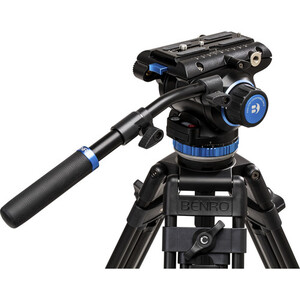 Benro C-373FBS8PRO Carbon Fiber Hidrolik Profesyonel Video Tripod Kit - Thumbnail