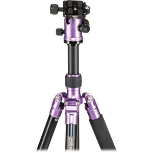 Benro MeFOTO A-1350Q1P RoadTrip Aluminum Travel Tripod Kit (Purple) - Thumbnail